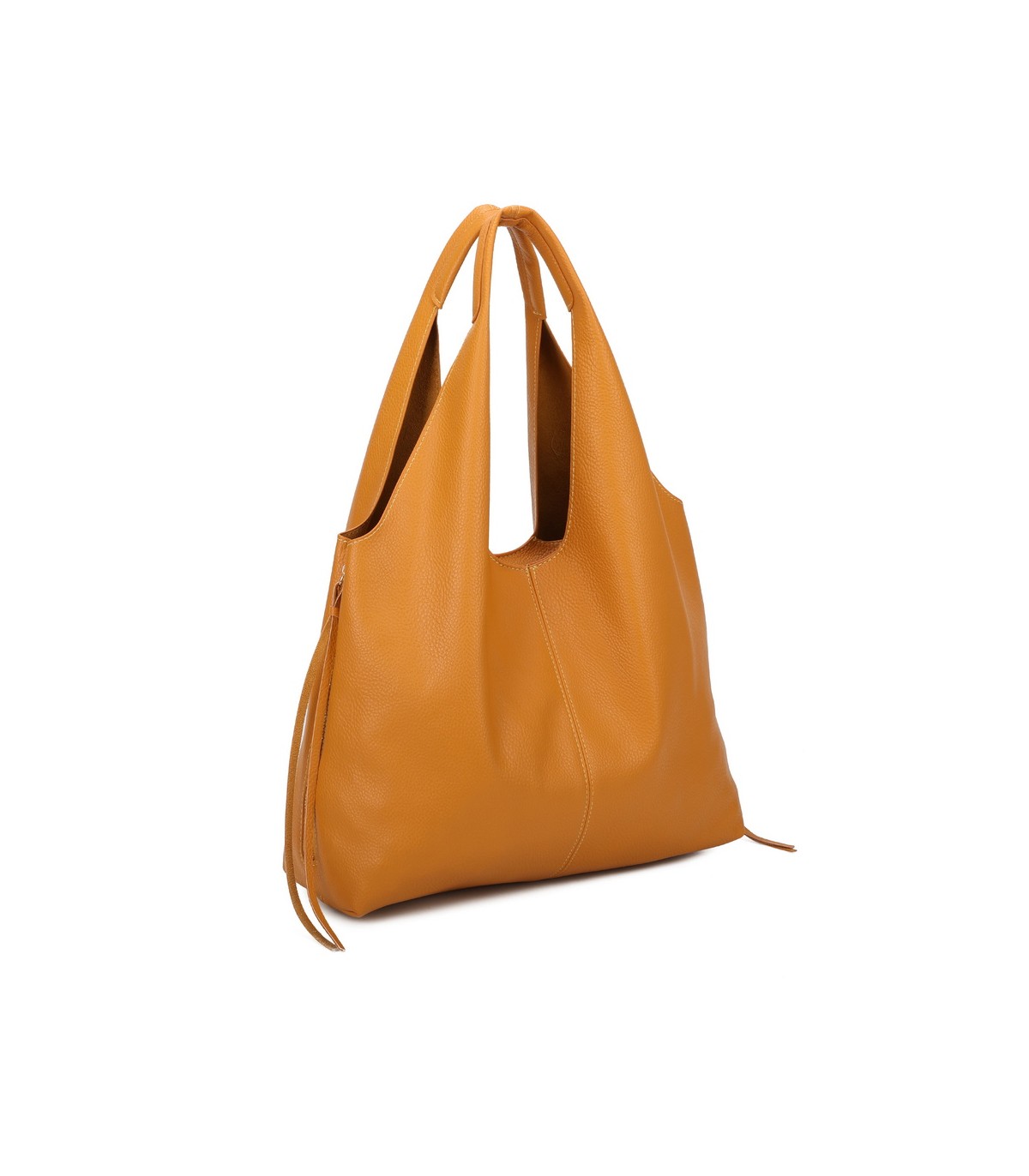 T11825 - Bolso de hombro estilo hongo con bandolera y asa grande