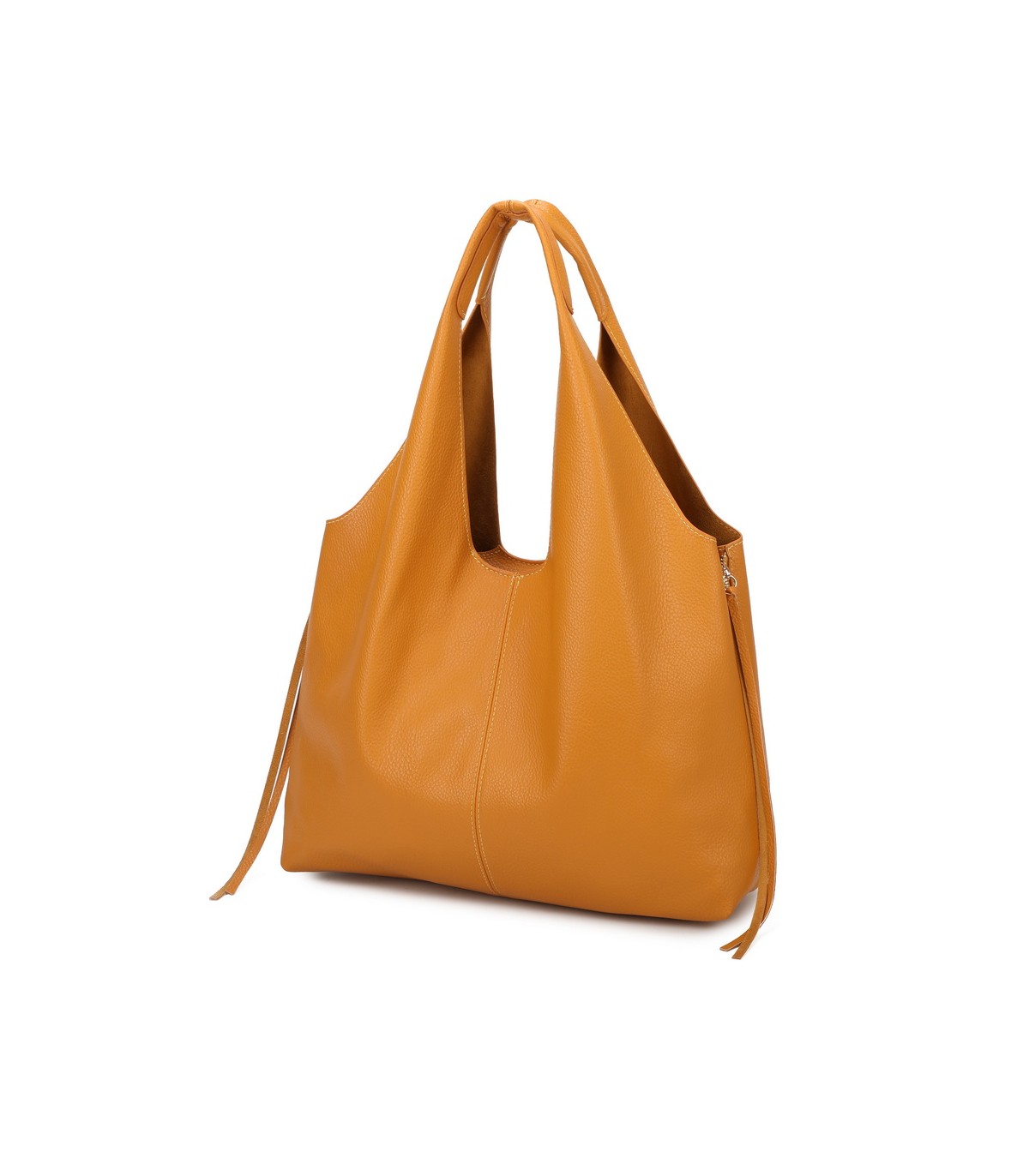 T11825 - Bolso de hombro estilo hongo con bandolera y asa grande