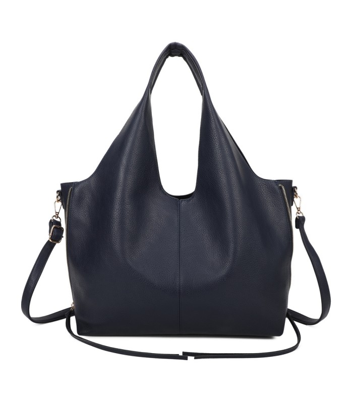 T11825 - Bolso de hombro estilo hongo con bandolera y asa grande