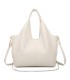 T11825 - Bolso de hombro estilo hongo con bandolera y asa grande