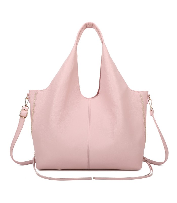T11825 - Bolso de hombro estilo hongo con bandolera y asa grande
