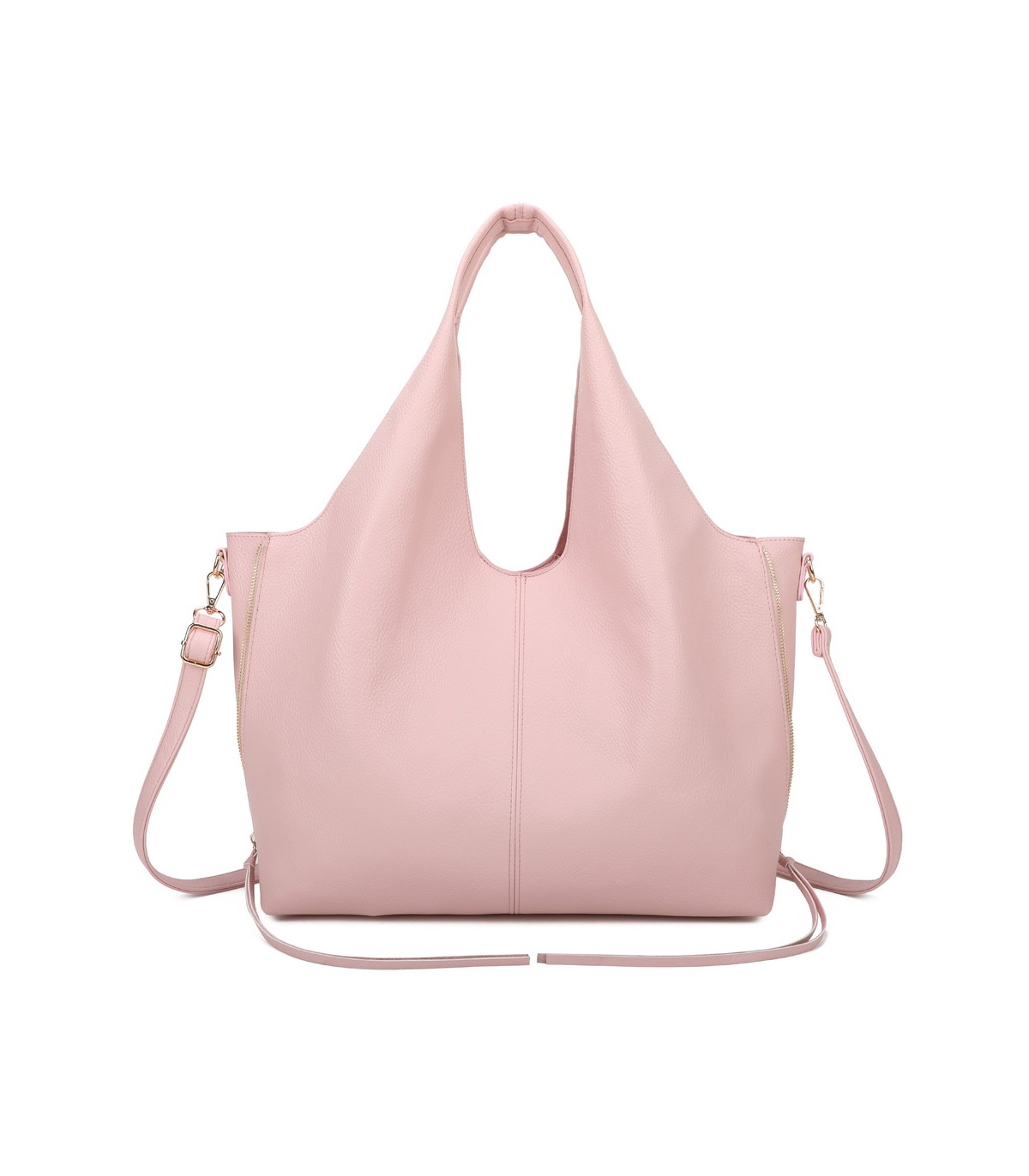 T11825 - Bolso de hombro estilo hongo con bandolera y asa grande