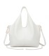 T11825 - Bolso de hombro estilo hongo con bandolera y asa grande