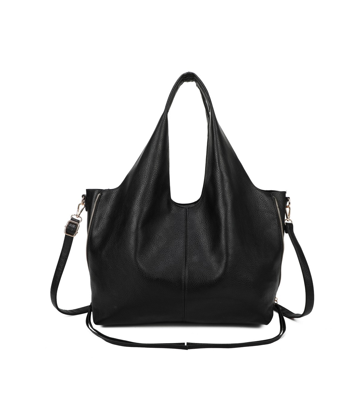 T11825 - Bolso de hombro estilo hongo con bandolera y asa grande