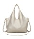 T11825 - Bolso de hombro estilo hongo con bandolera y asa grande
