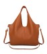 T11825 - Bolso de hombro estilo hongo con bandolera y asa grande