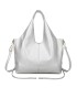 T11825 - Bolso de hombro estilo hongo con bandolera y asa grande