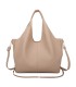 T11825 - Bolso de hombro estilo hongo con bandolera y asa grande