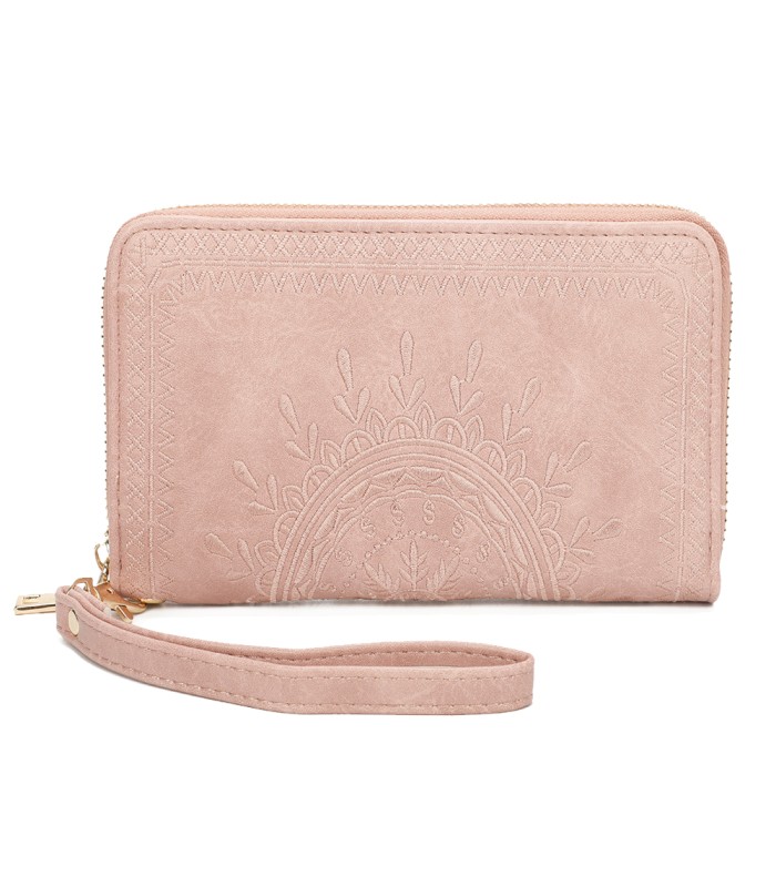 TH903 - Bolso monedero con bordados de mandala