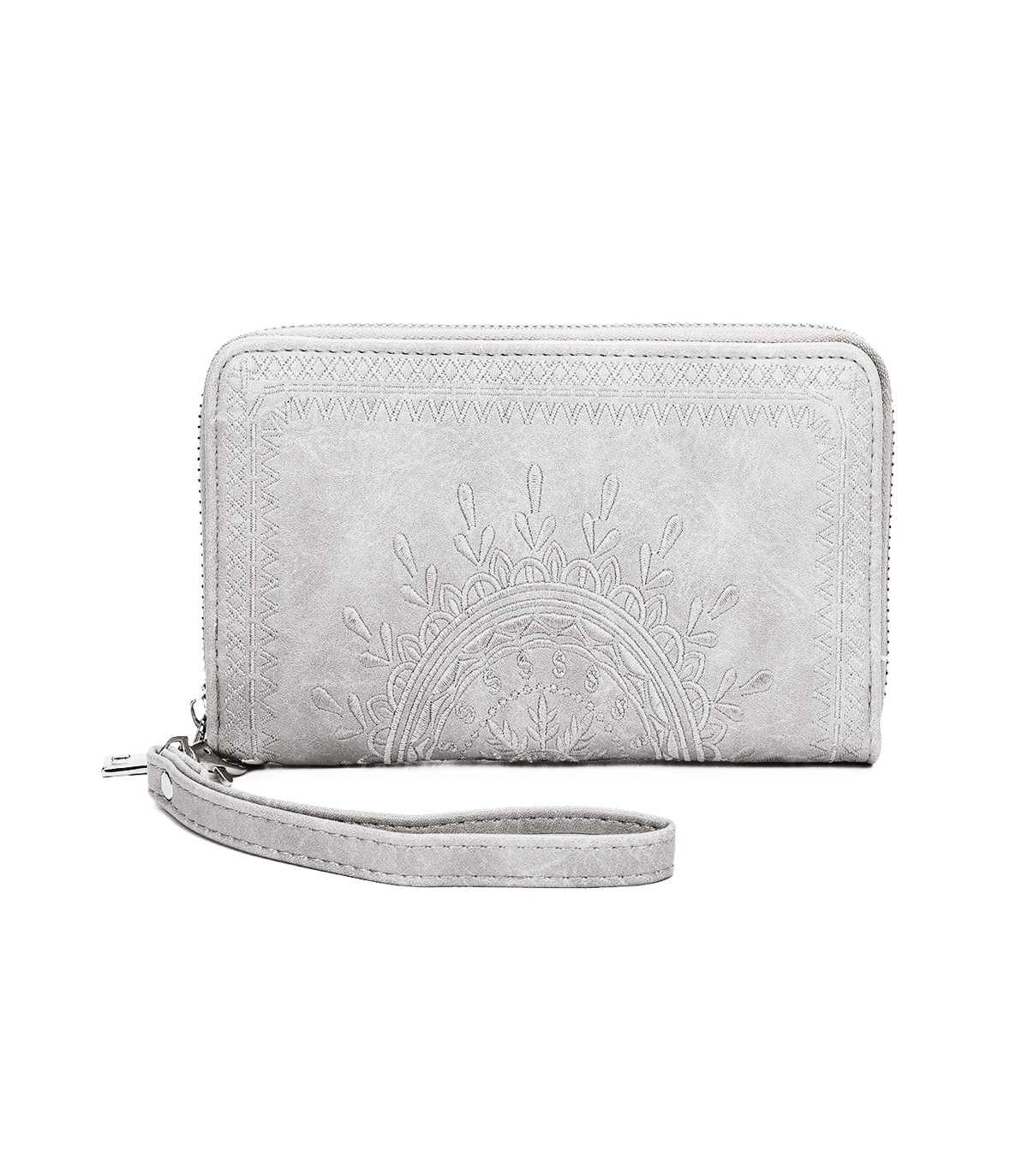 TH903 - Bolso monedero con bordados de mandala