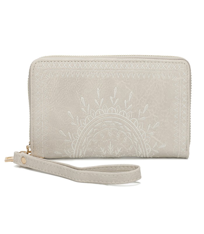 TH903 - Bolso monedero con bordados de mandala