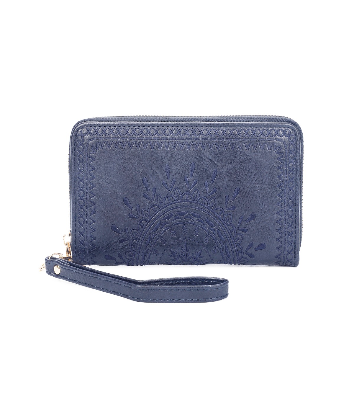 TH903 - Bolso monedero con bordados de mandala