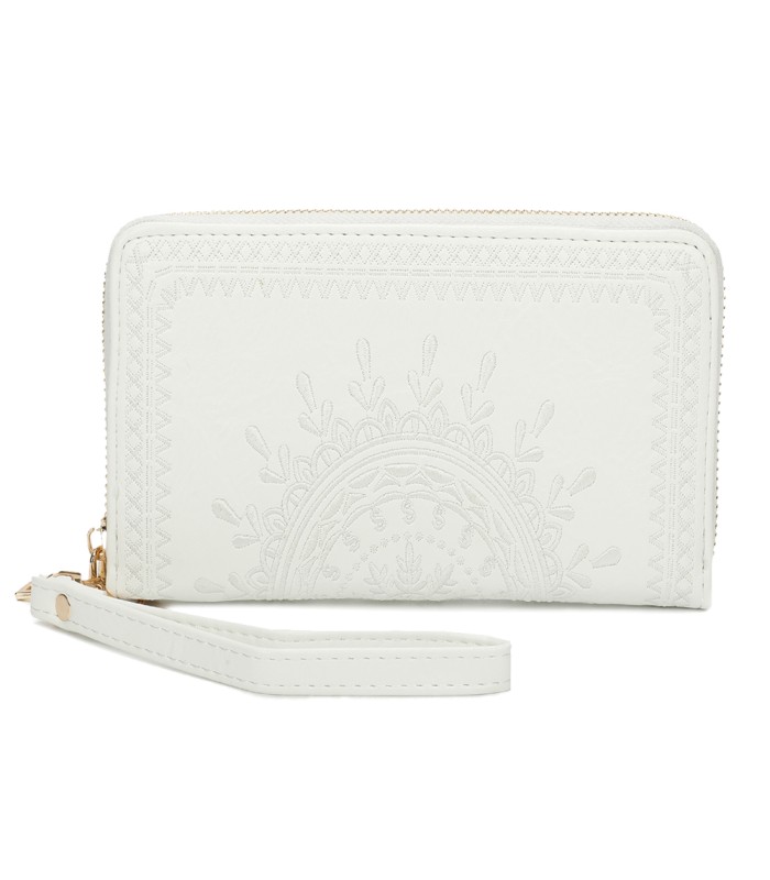 TH903 - Bolso monedero con bordados de mandala
