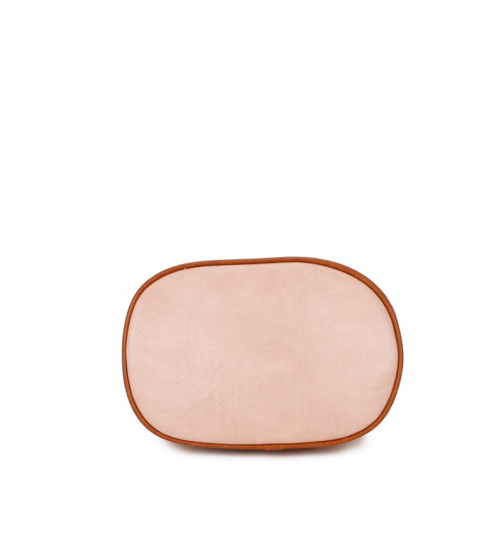 T11811 - Bolso bicolor de hombro con bandolera