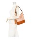 T11811 - Bolso bicolor de hombro con bandolera