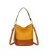 T11811 - Bolso bicolor de hombro con bandolera