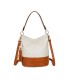 T11811 - Bolso bicolor de hombro con bandolera
