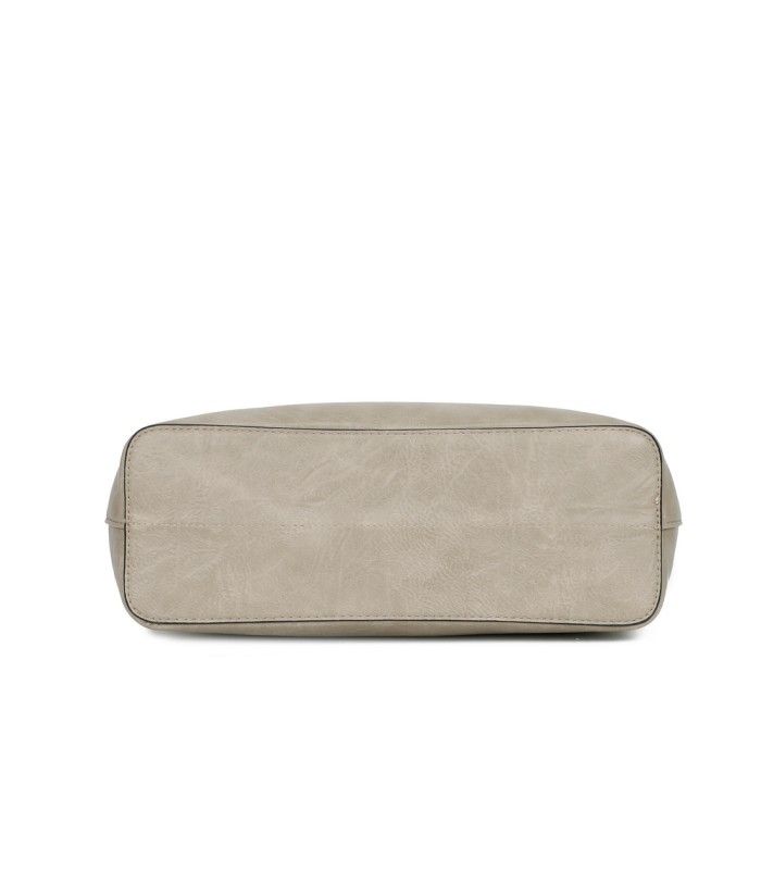 T11828 - Bolso doble amplio compartimento con asa para hombro y bandolera cruzada