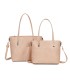 T11828 - Bolso doble amplio compartimento con asa para hombro y bandolera cruzada