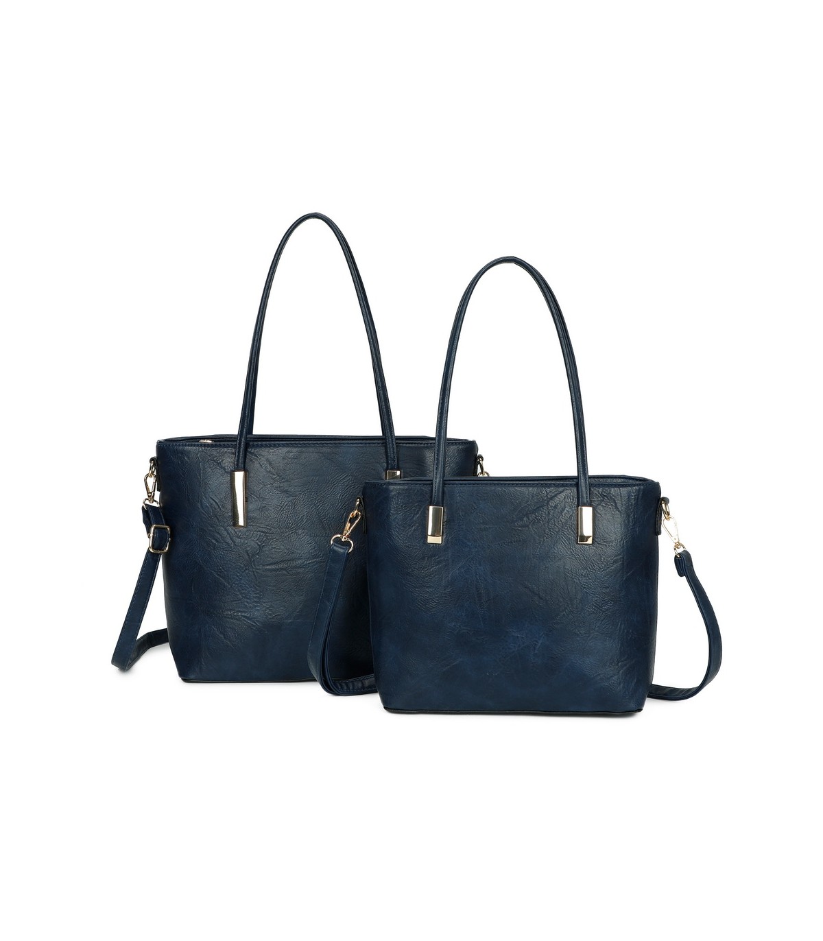 T11828 - Bolso doble amplio compartimento con asa para hombro y bandolera cruzada