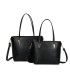 T11828 - Bolso doble amplio compartimento con asa para hombro y bandolera cruzada