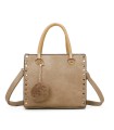 T11595 - Bolso bandolera y de mano con borla decorativa
