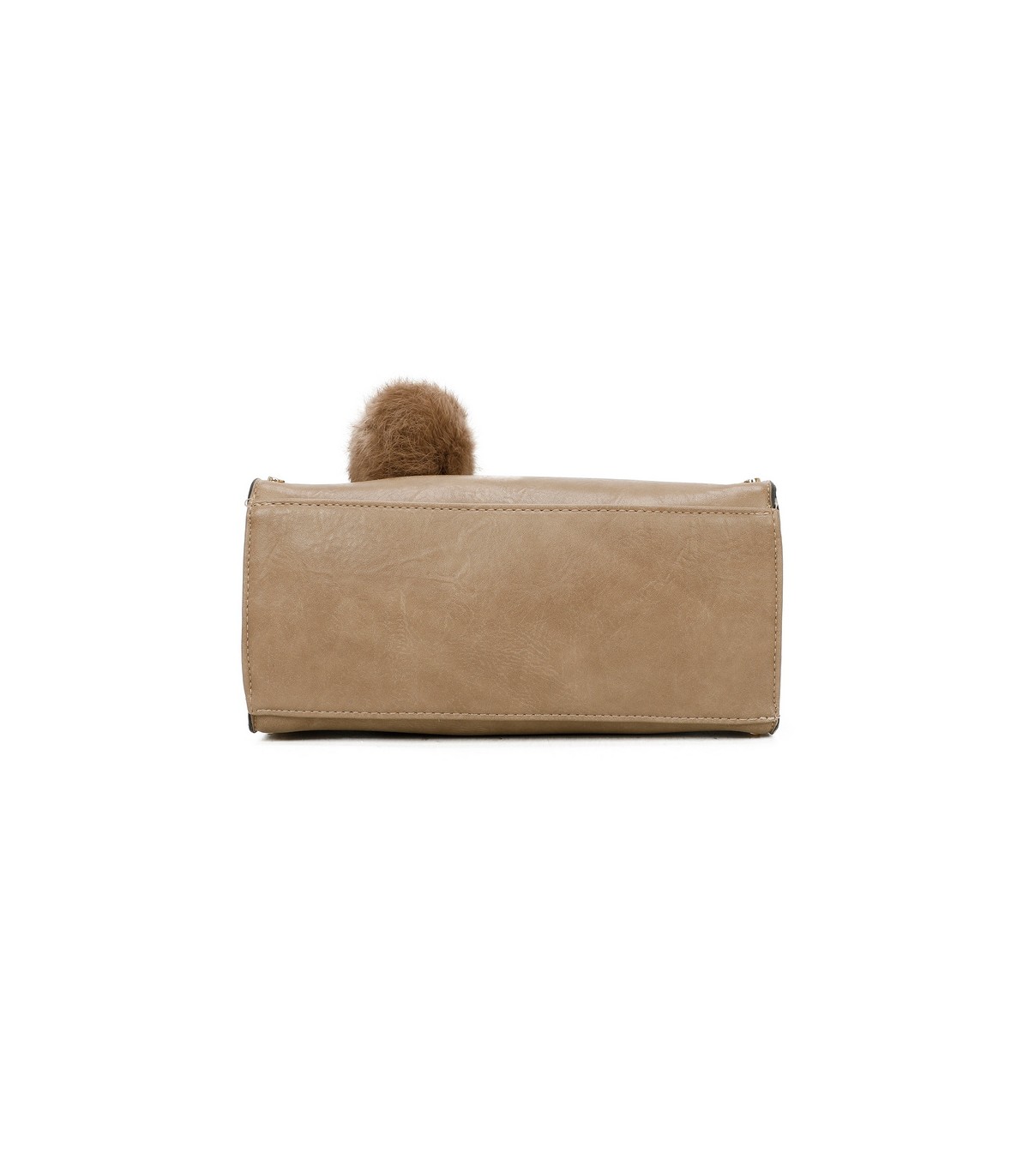 T11595 - Bolso bandolera y de mano con borla decorativa