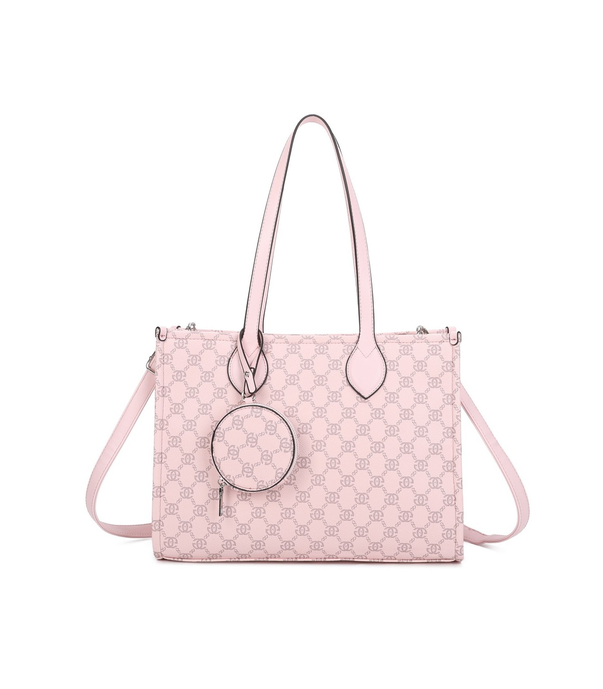 T11792 - Bolso con monedero exterior para el hombro con bandolera cruzada