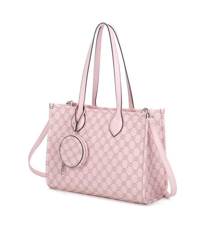 T11792 - Bolso con monedero exterior para el hombro con bandolera cruzada