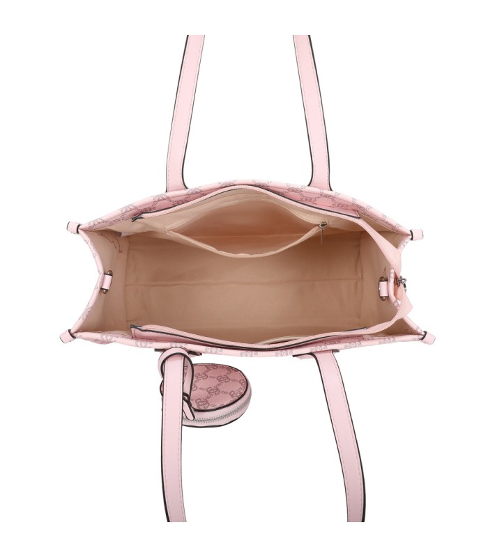 T11792 - Bolso con monedero exterior para el hombro con bandolera cruzada