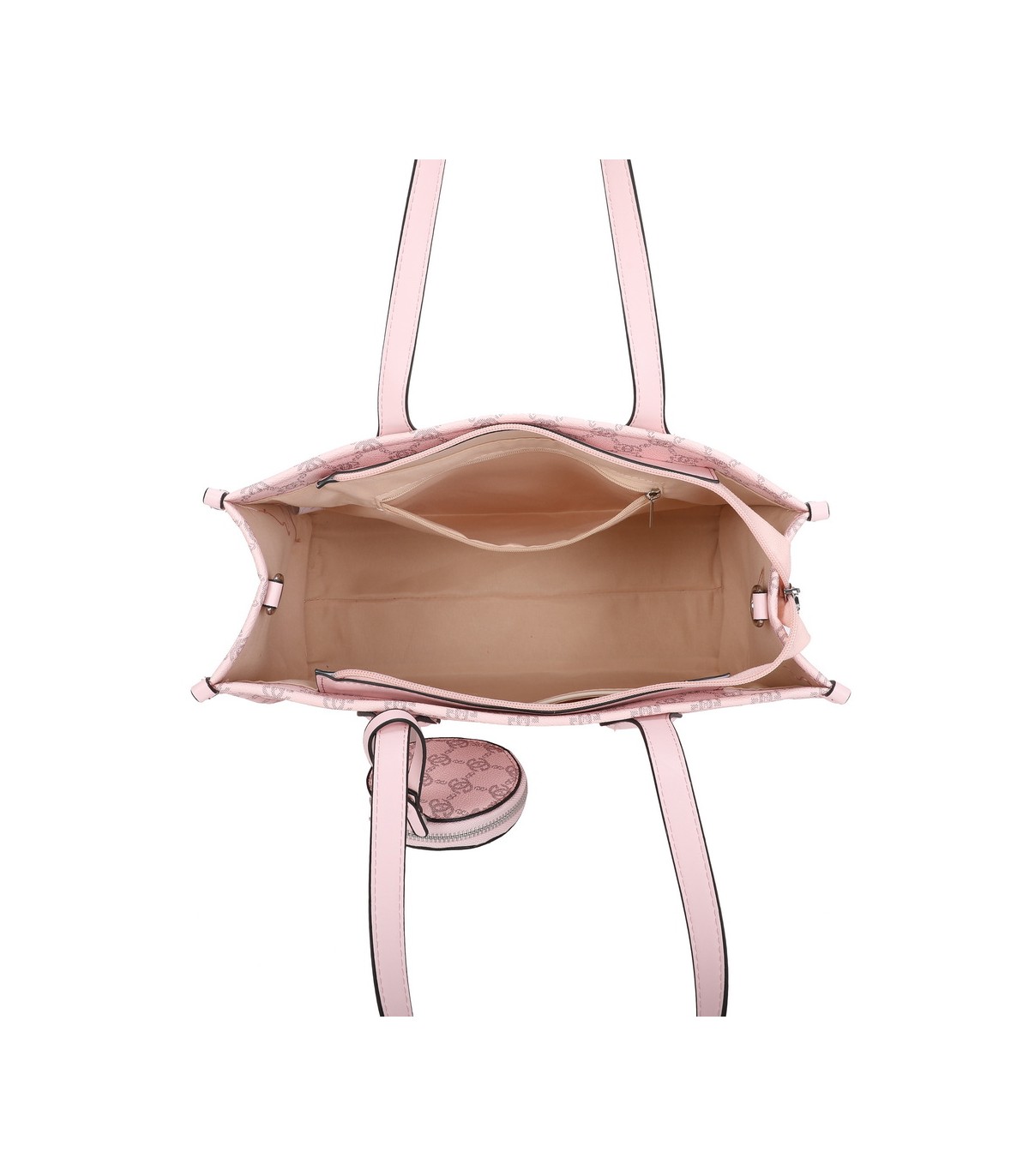 T11792 - Bolso con monedero exterior para el hombro con bandolera cruzada