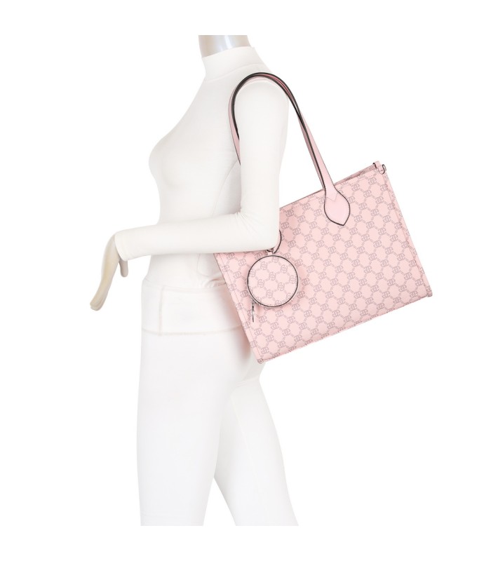 T11792 - Bolso con monedero exterior para el hombro con bandolera cruzada