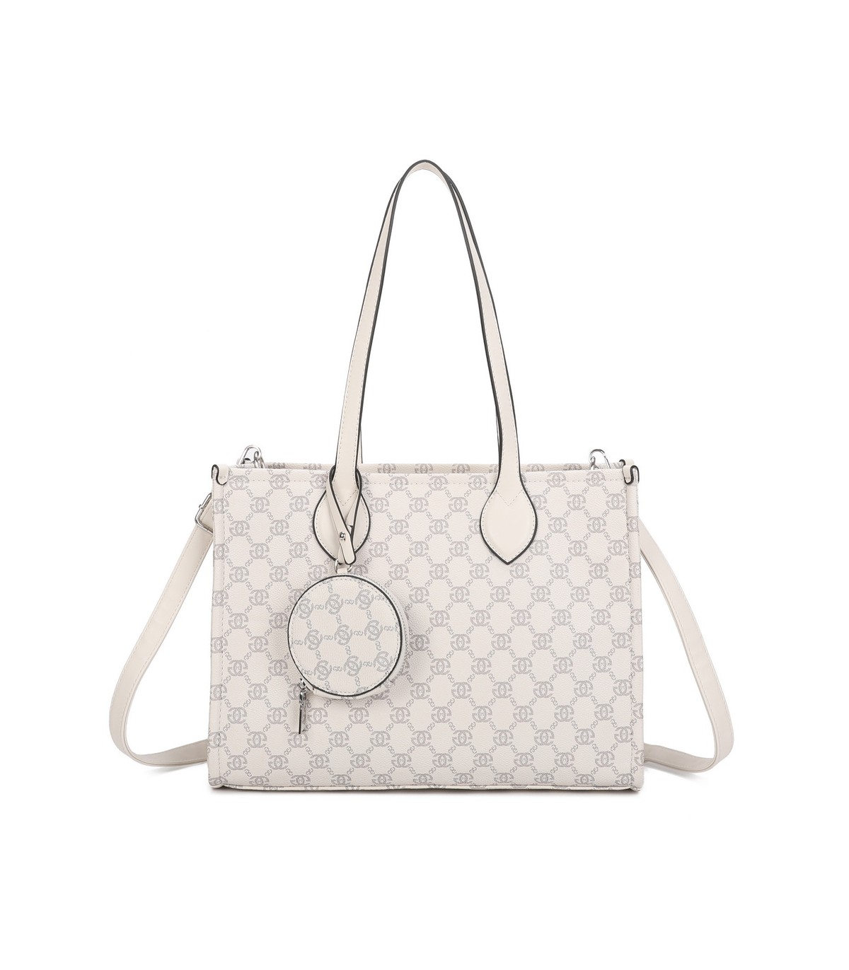 T11792 - Bolso con monedero exterior para el hombro con bandolera cruzada