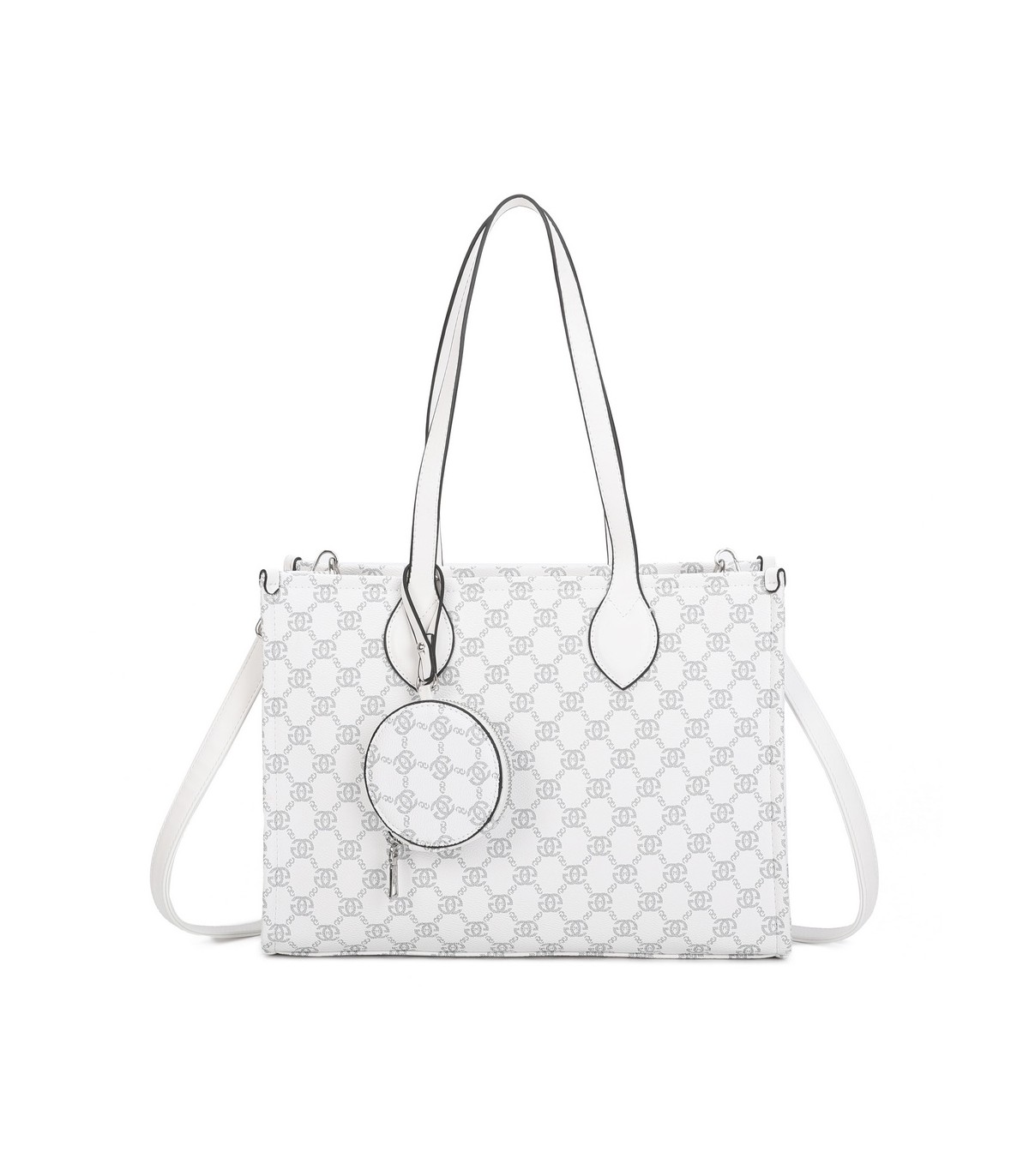 T11792 - Bolso con monedero exterior para el hombro con bandolera cruzada