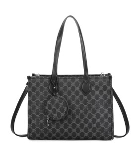 T11792 - Bolso con monedero exterior para el hombro con bandolera cruzada