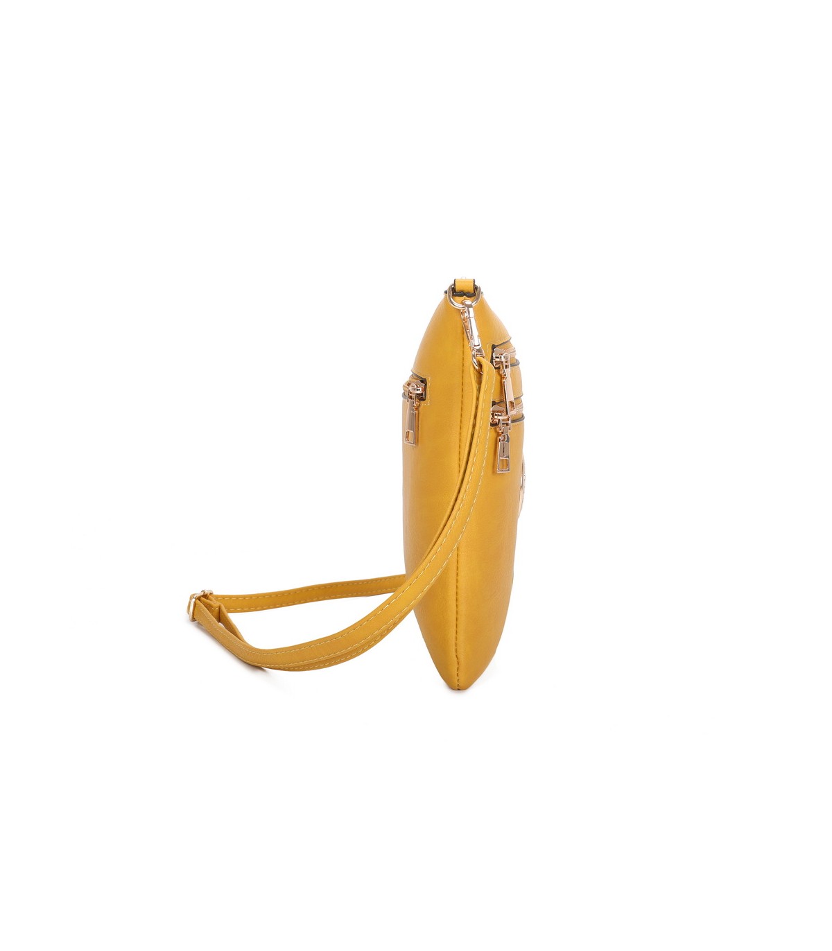 T11802 - Bandolera mini flor con emblema