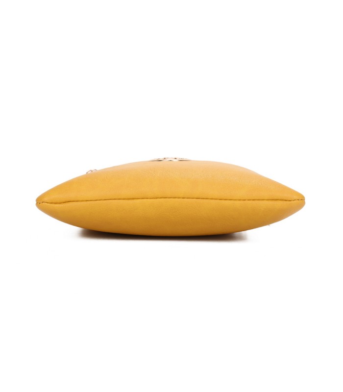 T11802 - Bandolera mini flor con emblema