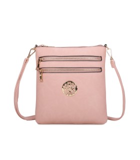 T11802 - Bandolera mini flor con emblema