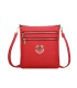 T11802 - Bandolera mini flor con emblema