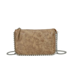 T11818 - Bolso de fiesta de colores brillantes con bandolera y adornos esféricos