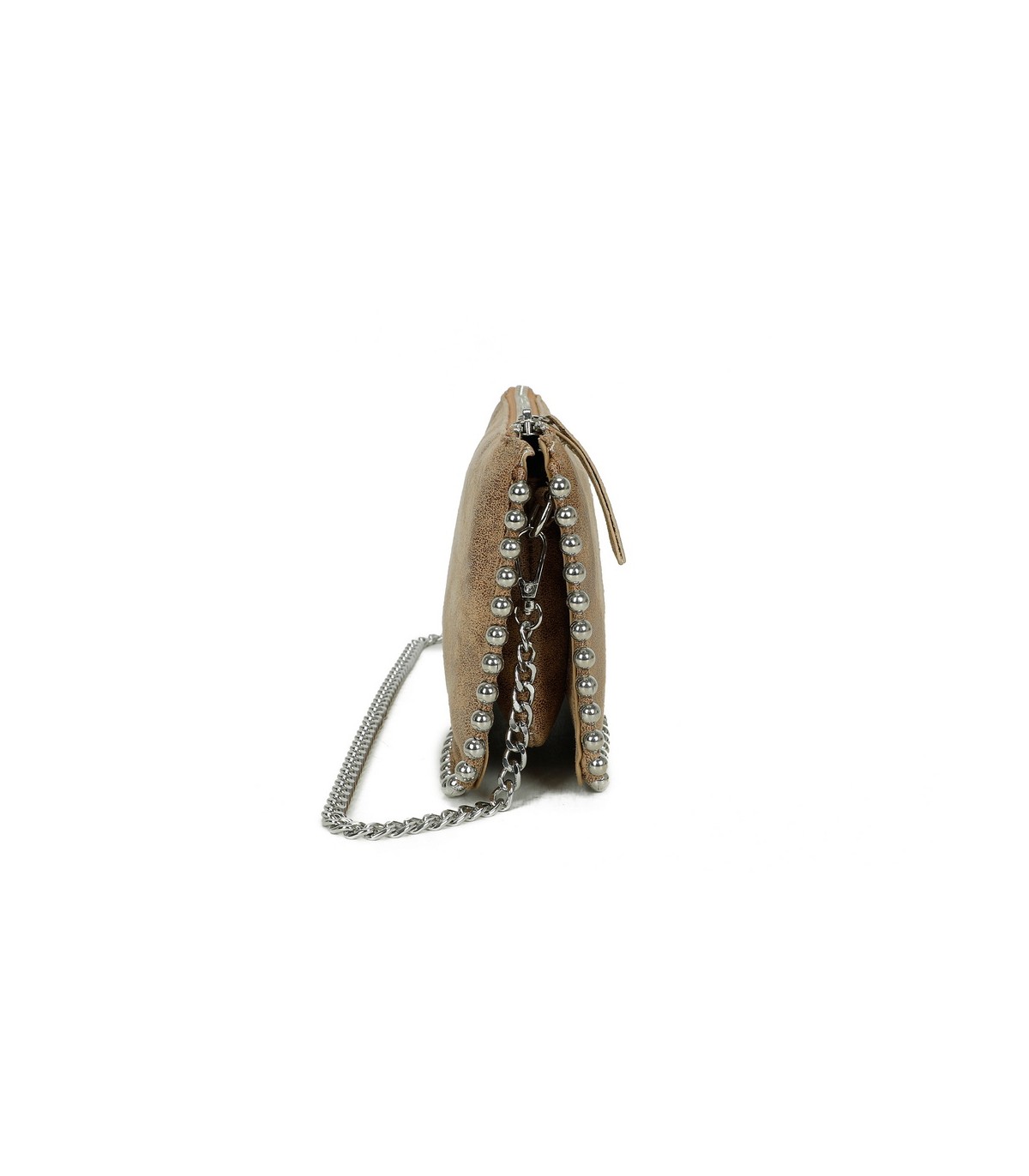 T11818 - Bolso de fiesta de colores brillantes con bandolera y adornos esféricos