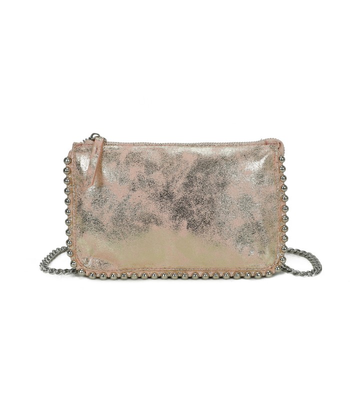 T11818 - Bolso de fiesta de colores brillantes con bandolera y adornos esféricos