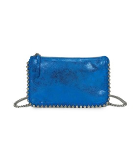 T11818 - Bolso de fiesta de colores brillantes con bandolera y adornos esféricos