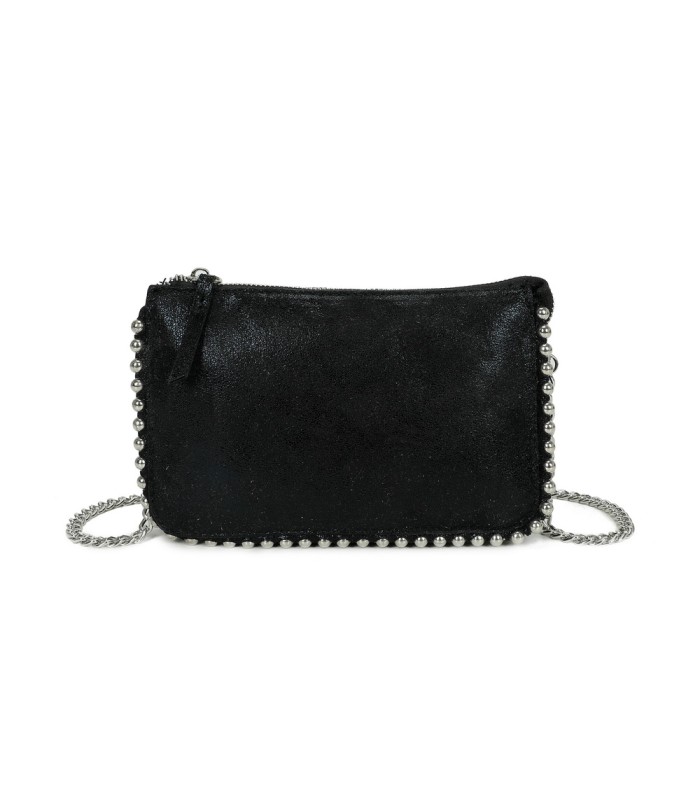 T11818 - Bolso de fiesta de colores brillantes con bandolera y adornos esféricos