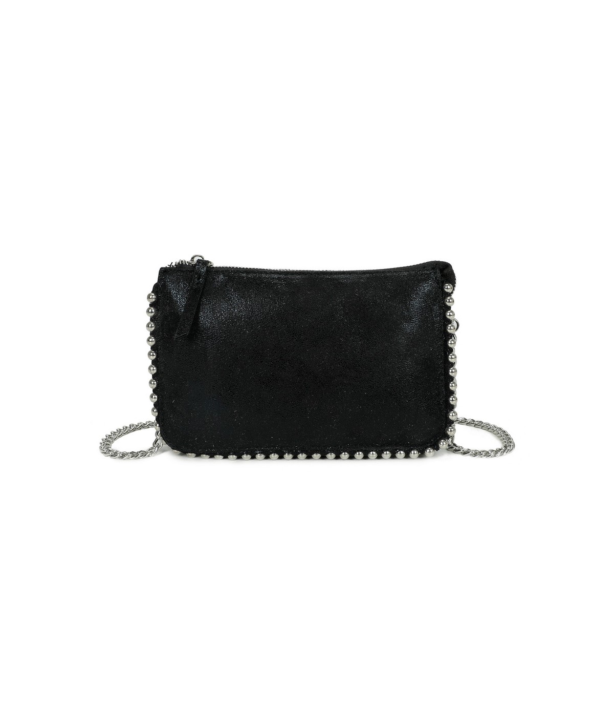T11818 - Bolso de fiesta de colores brillantes con bandolera y adornos esféricos