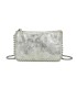 T11818 - Bolso de fiesta de colores brillantes con bandolera y adornos esféricos
