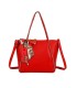 T11859 - Bolso con pañuelo y neceser amplio compartimento