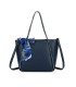T11859 - Bolso con pañuelo y neceser amplio compartimento
