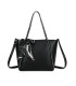 T11859 - Bolso con pañuelo y neceser amplio compartimento
