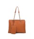 T11855 - Bolso de hombro con monedero exterior